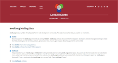Desktop Screenshot of lists.evolt.org